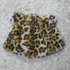 Zara leapard cat ear beanie