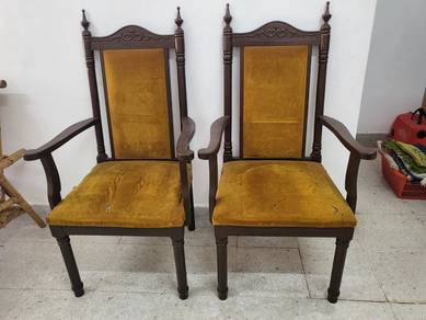 Twin Solid Wood Chairs