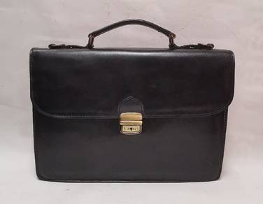 BORSE IN PELLE Executive Laptop Briefcase Business