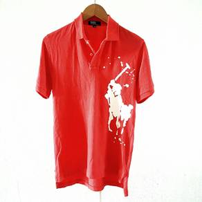 Polo Ralph Lauren big pony printed red tee
