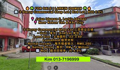 Shop lot For Sale in Johor Bahru,JHR