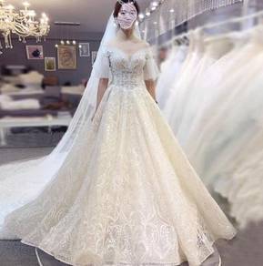 Cream fishtail wedding bridal dress gown RB1342