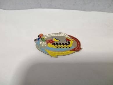 Vintage Badge Dragon Boat Festival