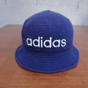 Adidas Spell Out Bucket Hat Navy