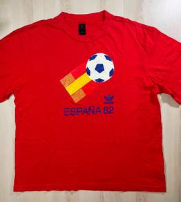 Adidas Trefoil Espana ’82 Red Tee #BV Used