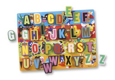 Melissa and Doug montessori wooden giant puzzle