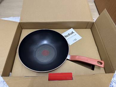 Tefal Riang Wokpan 30cm with Glass Lid