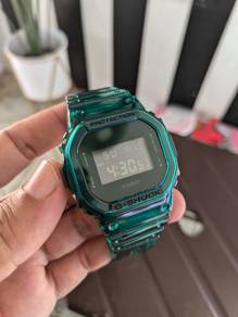 gshock dw5600sb jelly green original