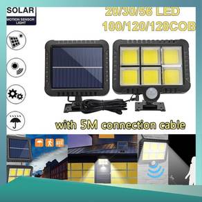 5M 120 COB LED LAMPU SOLAR SPLIT SECURITY LiGHT 🔥