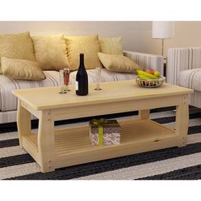 SOLID WOOD Coffee Table Simple Double-layer Modern