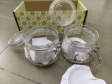 glass container Ikea/bekas kaca ikea