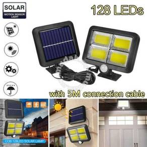 3 MODE COB 128 LEDs 5M LAMPU SOLAR SPLIT LiGHT