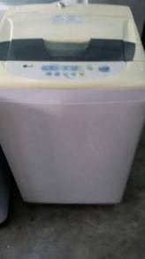 Basuh LG Washing Mesin Machine Budget Refurbish