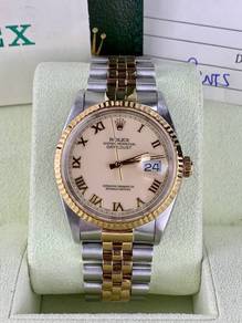 Rolex DateJust 16233 Cream Roman