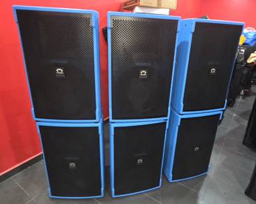 6 Units PRO COBRA 15P Professional PA speakers