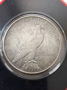 1922 us peace dollar syiling 