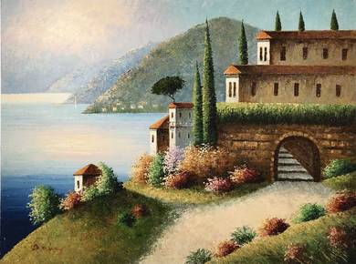 Mediterranean Coastal Landscape – Timeless Charm