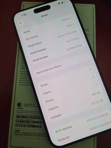 iphone 15 pro max 256GB black titanium