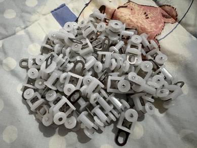 62 Curtain Track Roller Runners - Unused