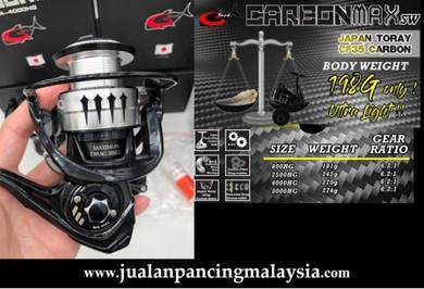 G-tech carbon max air high speed reel