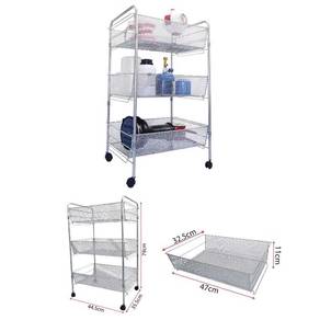 3 Tier Mesh Trolley