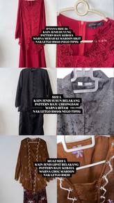 baju kurung/kebaya/kurung cheongsam