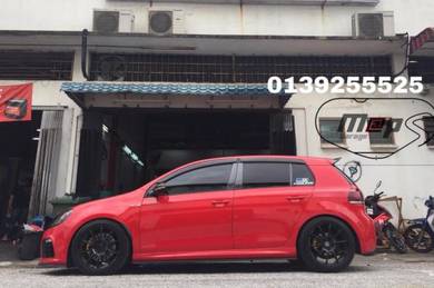 Volkswagen vw golf r mk6 side skirt carbon lip