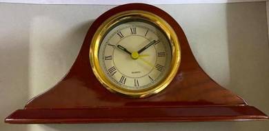 Wooden Quartz Table Clock with Alarm T1310A