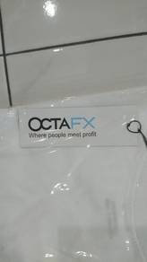 New OctaFx Premium White T-Shirt
