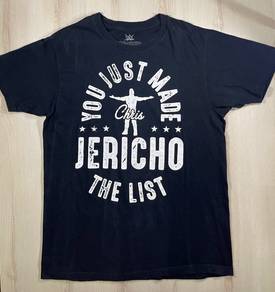 WWE Chris Jericho Black Tee #CP Used