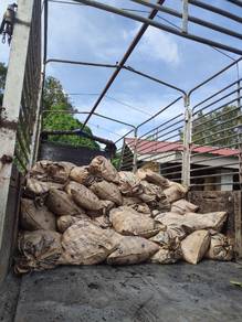 Sekam bakar Dan sabut halus pertanian