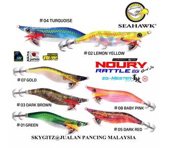 SEAHAWK NOURY Rattle Egi Squid Jig 2.2 2.5 3.0