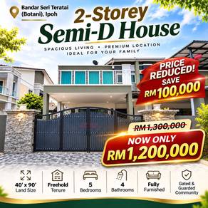 Semi-Detached House For Sale in Ipoh,PRK