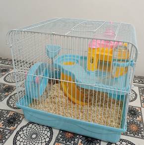 Hamster cage untuk dijual dan free 1 hamster