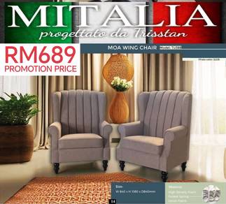 Quality Wing Sofa Chair | Chesterfield Wing Chair