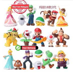 New 2022 Super Mario Bros Action Figures Toys