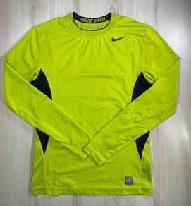 Nike Pro Light Green Fitted Tee #DR Used