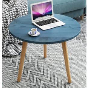 BLUE CIRCLE TABLE Coffee Tea Desk Meja Portable ☕