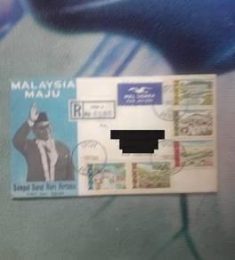 Sampul Surat Hari Pertama dan Setem 1966