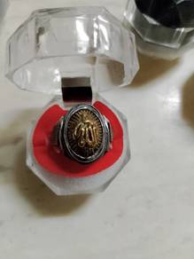 cincin mastika kalimah besi kuning