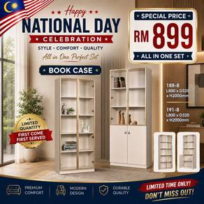 2 Door Bookcase