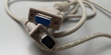 VGA cable, 1.5 meters, 15 pins, male/female