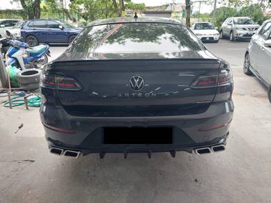 VW Arteon Rline ABS Rear Diffuser Quattro Tailpipe