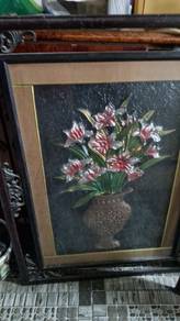 frame bunga