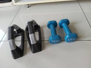 Dumbbell and push up stand