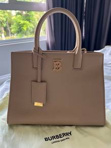 Burberry Mini Frances Grainy Leather Bag