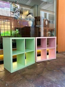 Ikea Limited edition KALLAX 4 holes in PASTEL colo