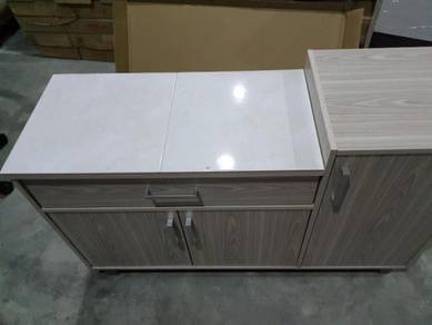Cooking Cabinet with Drawer and Tile top