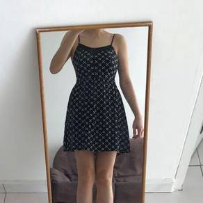 Casual dark blue dress