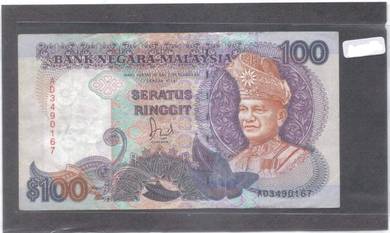 Malaysia RM100 6th series Dato Jaffar AD